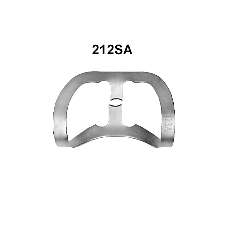 Anterior clamps: 212SA (Rubberdam clamps) - 5733-212SA