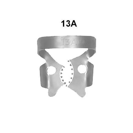Lower jaw molars clamps: 13A (Rubberdam clamps) - 5734-13A