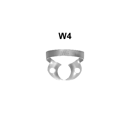 [5735-W4] Upper jaw molars clamps: W4 (Rubberdam clamps)