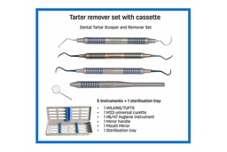 [1076H6] Tartar remover set with cassette