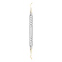 Heidemann Spatula 2.5mm 17.5cm Titanium/Plasma Gold Coating Tips with Hollow Handle 10mm