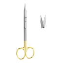 Scissor (TC) Goldman-Fox Straight 13cm Gold