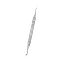 Compactor Serrated Ø5mm 8mm Anatomical Hollow Handle 10mm