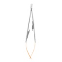 Needle Holder Castroviejo Straight wire 5-0, 6-0, 7-0 18cm (TC) Gold